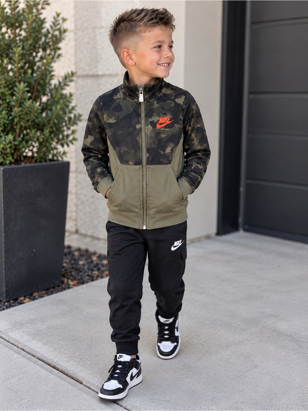 Nike Camo Dry-Fit Track Jacket